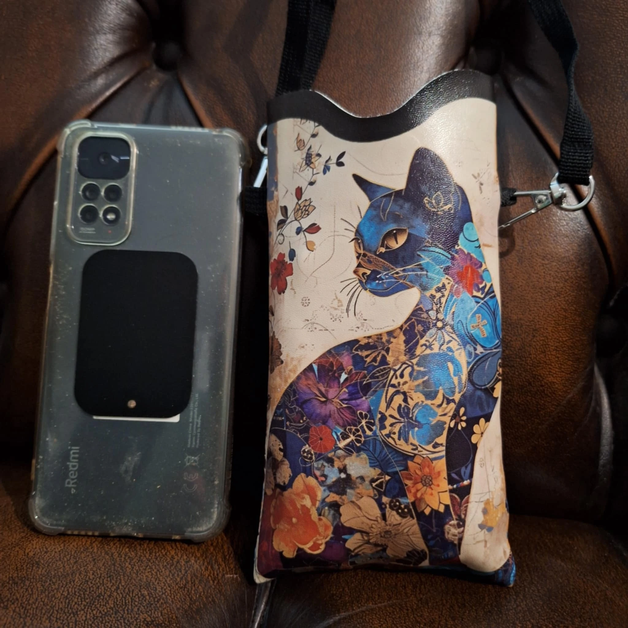Set van 3 tassen “Chat Chic” – Kattenelegantie in trio – photo 9